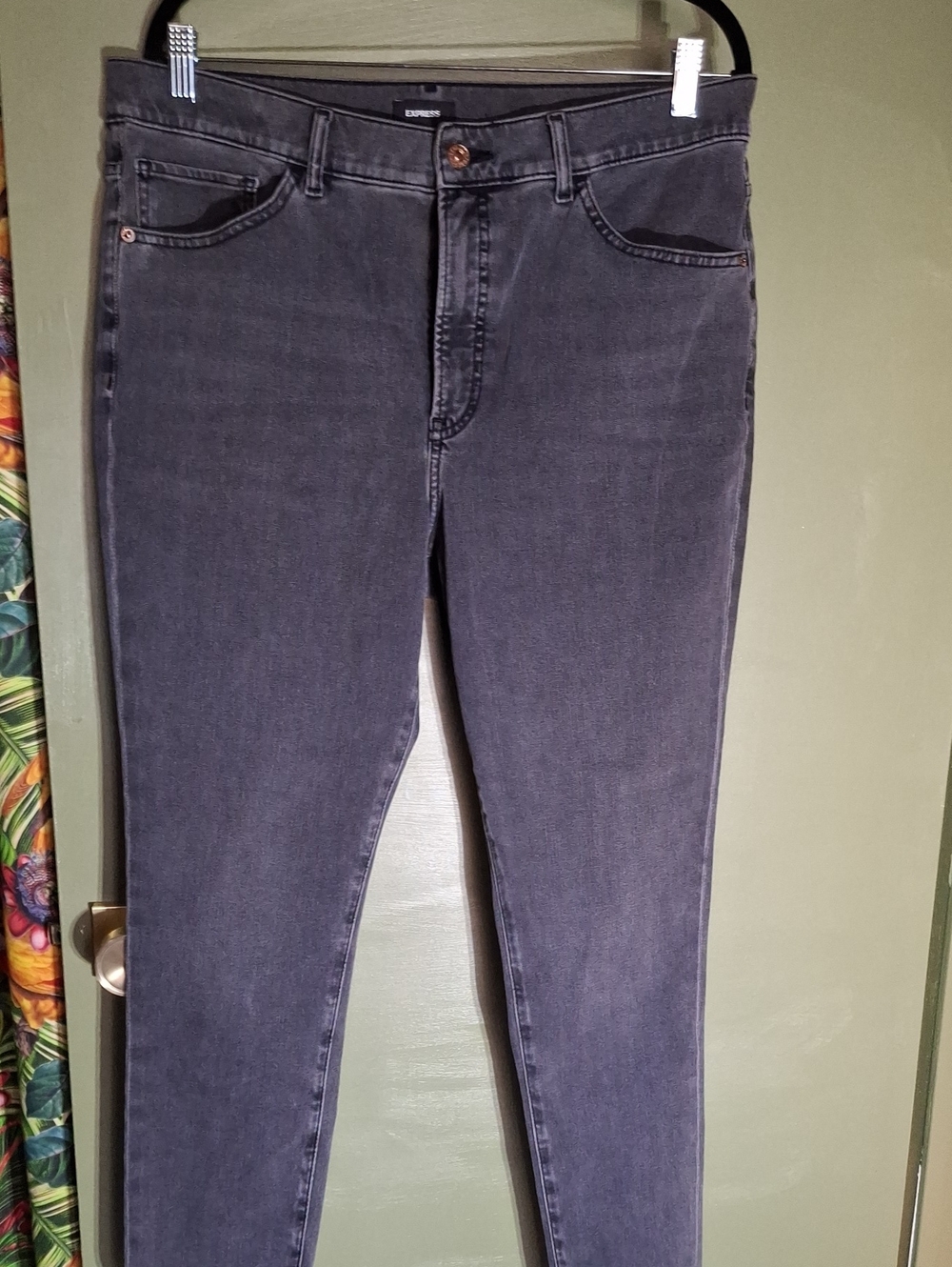 Women's Slim Fit Gray Jeans - Express